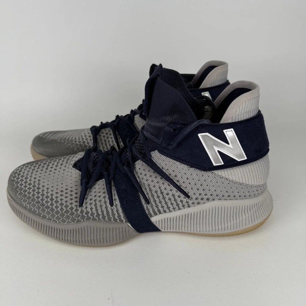 New Balance OMN1S Shoes Mens Size 12.5 Navy Gray Basketball UMaine Team BBOMNXNG